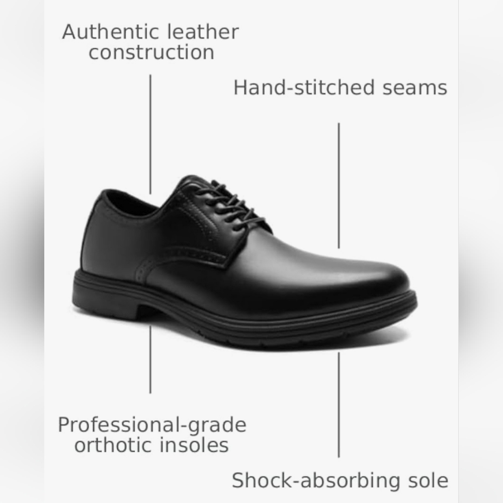 NWOT OrthoComfoot Orthopedic Business Shoes - Picture 3 of 11